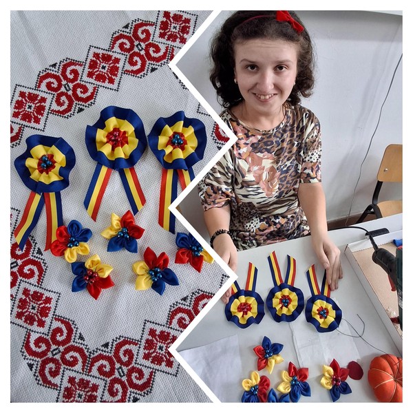 Elevii școlii noastre au celebrat Ziua Națională prin activități pline de voie bună și creativitate 💙💛❤️ 