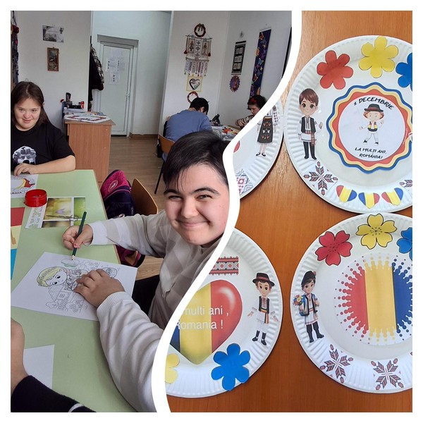 Elevii școlii noastre au celebrat Ziua Națională prin activități pline de voie bună și creativitate 💙💛❤️ 