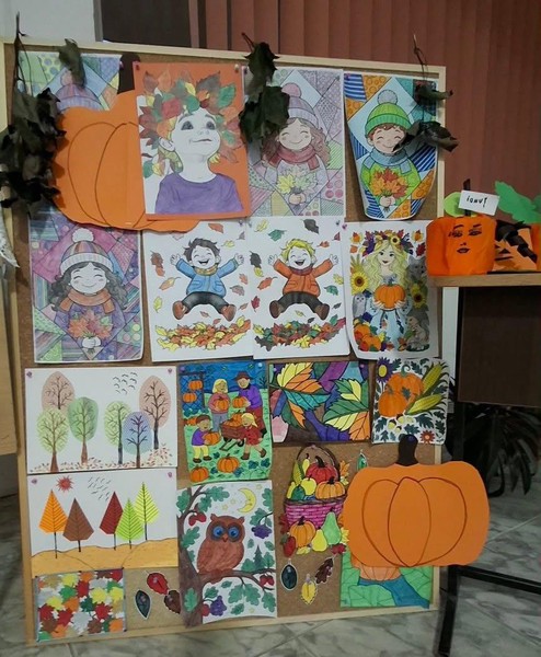 🍁🍂🍃Culorile toamnei la școala noastră🍃🍂🍁