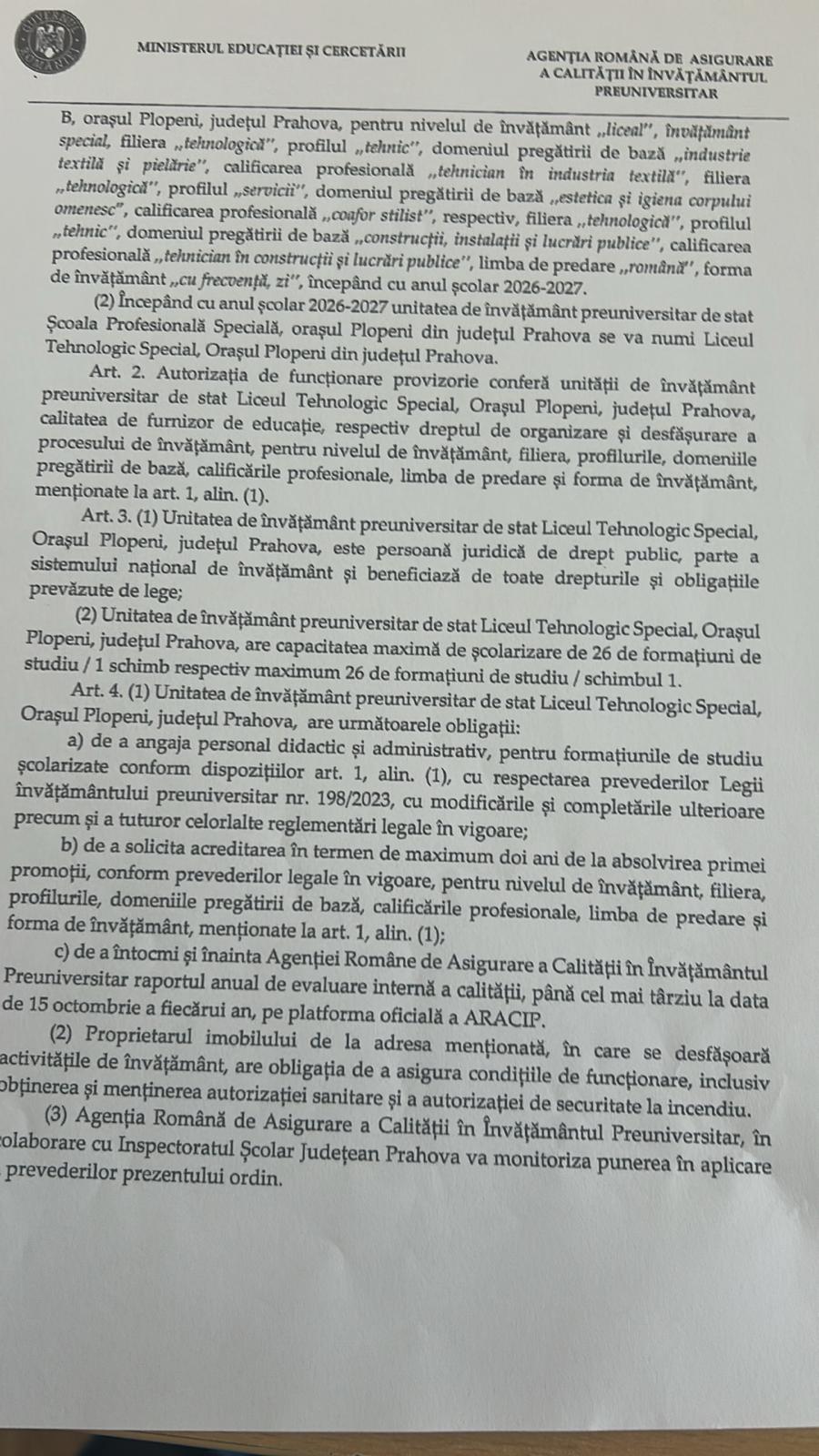 Ordin de autorizare - pagina 2